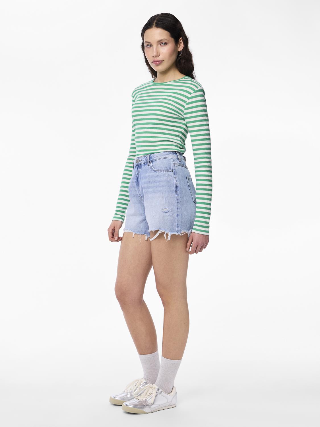 PCSUMMER Shorts - Light Blue Denim